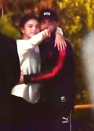 Selena Gomez and The Weeknd at Disneyland in Anaheim