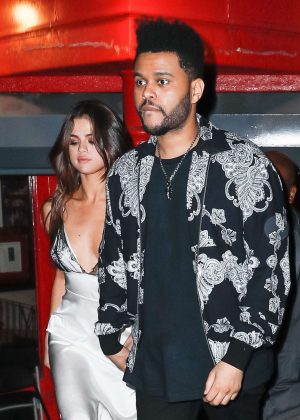Selena Gomez and The Weeknd at Rao's Restaurant in NY