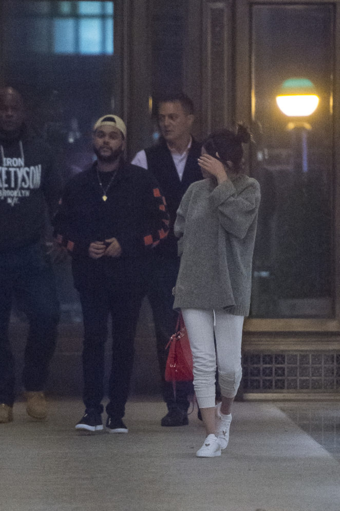 Selena Gomez and The Weeknd - Going to dinner in New York City