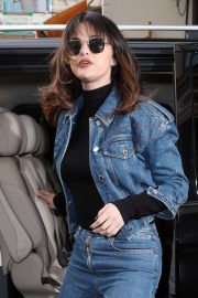 Selena Gomez - Arriving at KISS FM UK Breakfast Radio Studios in London