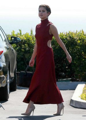 Selena Gomez at David Henrie and Maria Cahill's Wedding in Los Angeles