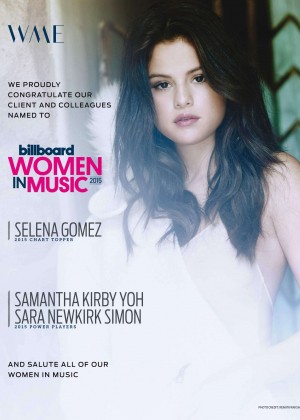 Selena Gomez - Billboard US Magazine (December 2015)