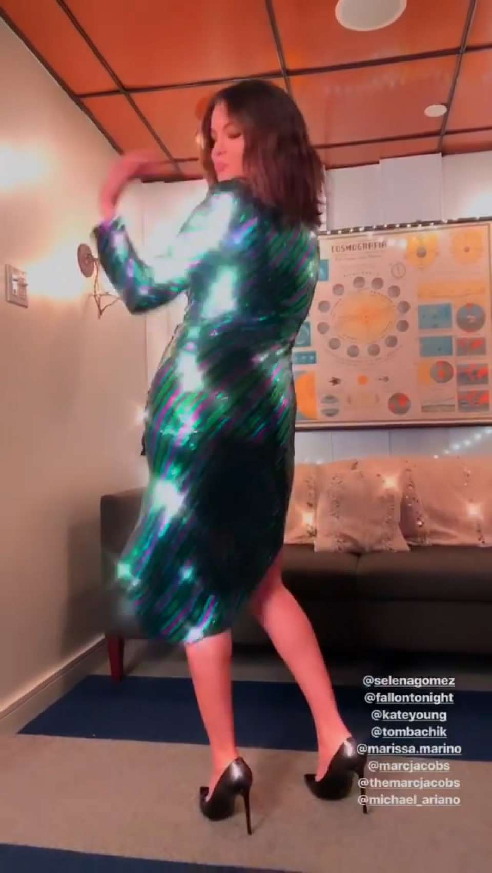 Selena Gomez Dancing â€“ Instagram