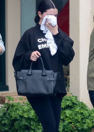 Selena Gomez - Hits the gym for pilates session in LA