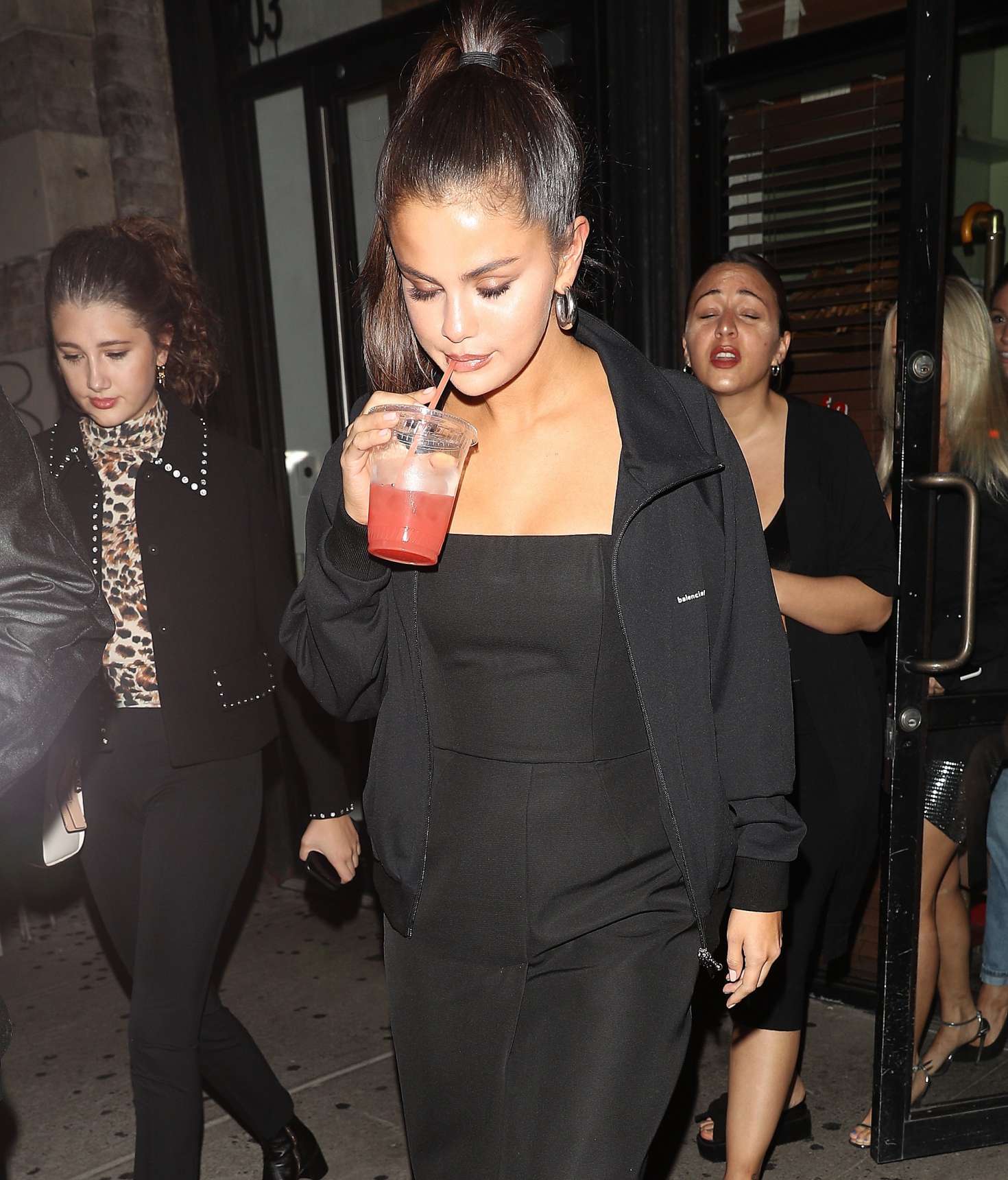 Selena Gomez in Black Dress -10 | GotCeleb
