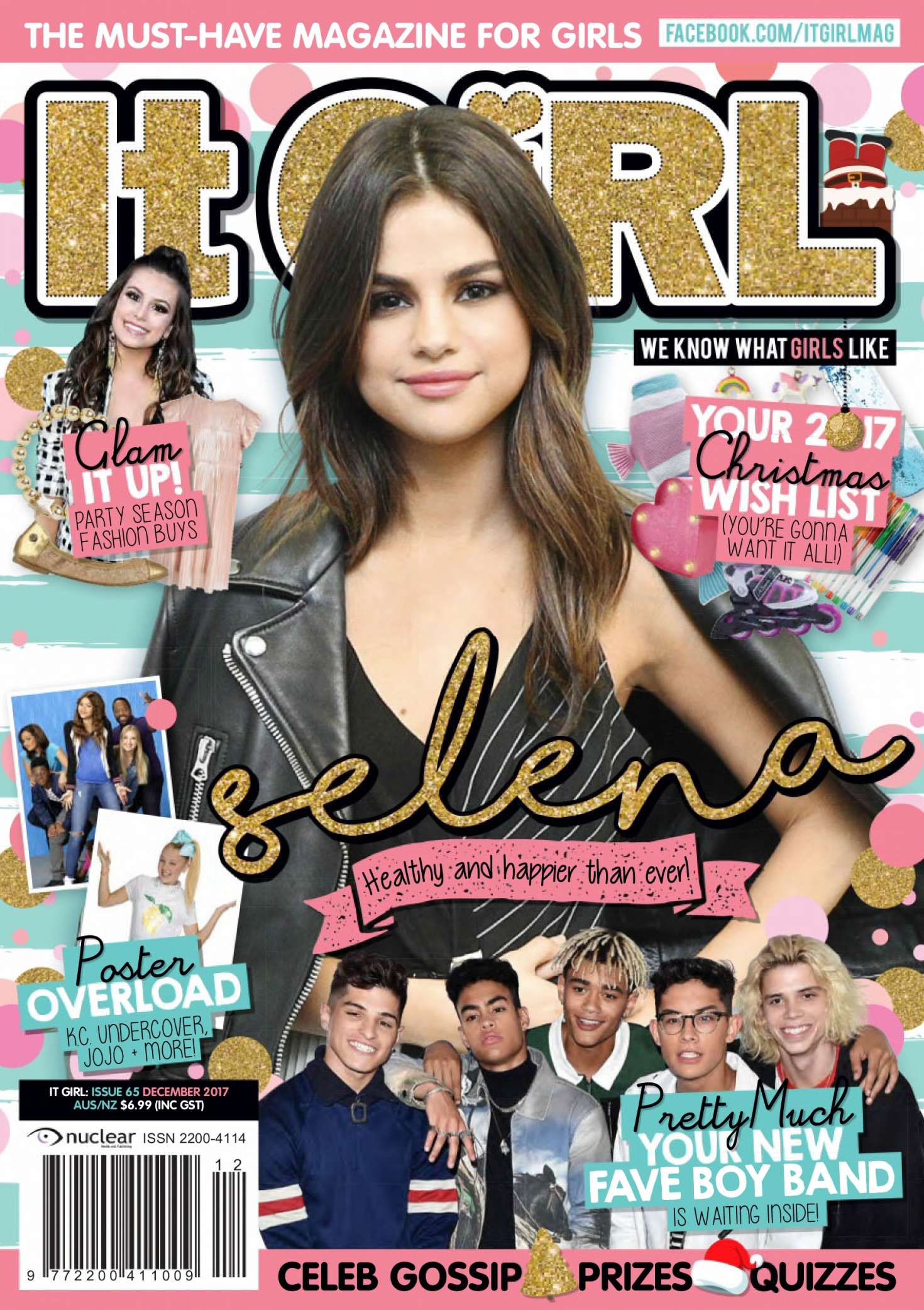Selena Gomez It Girl Magazine December 17 Gotceleb