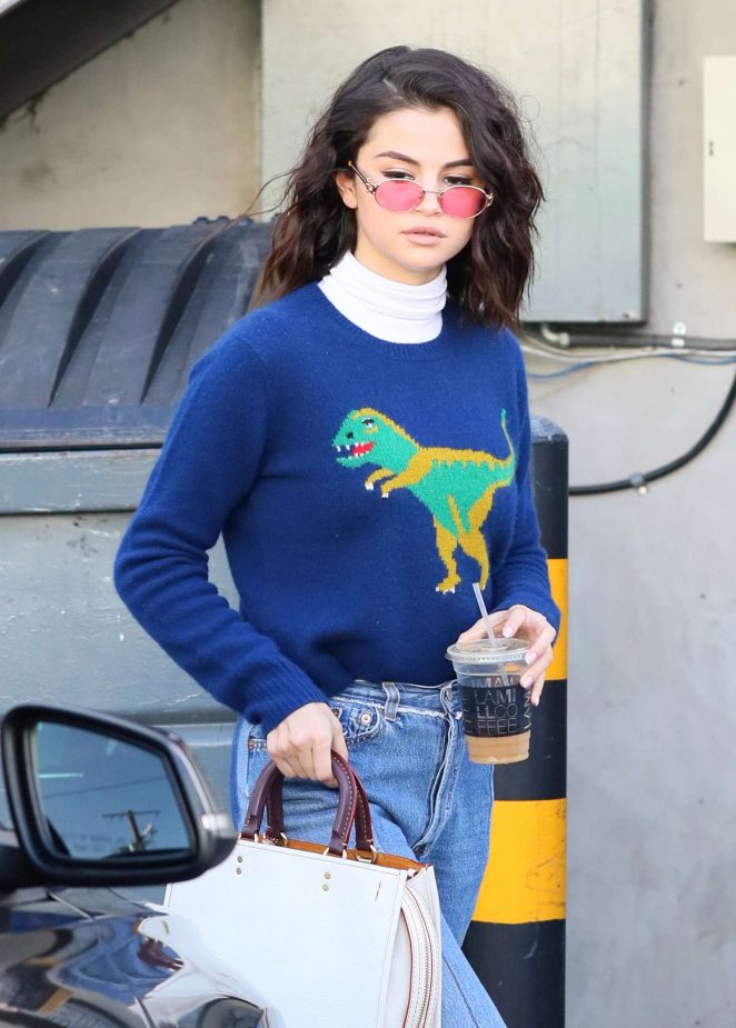 Selena Gomez - Leaving Nine Zero One Salon in West Hollywood
