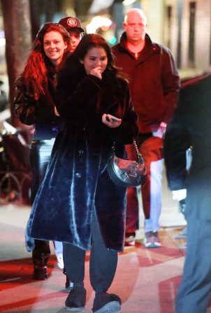 Selena Gomez - Seen at Carbone with Brooklyn Beckham and Nicola Peltz in New York
