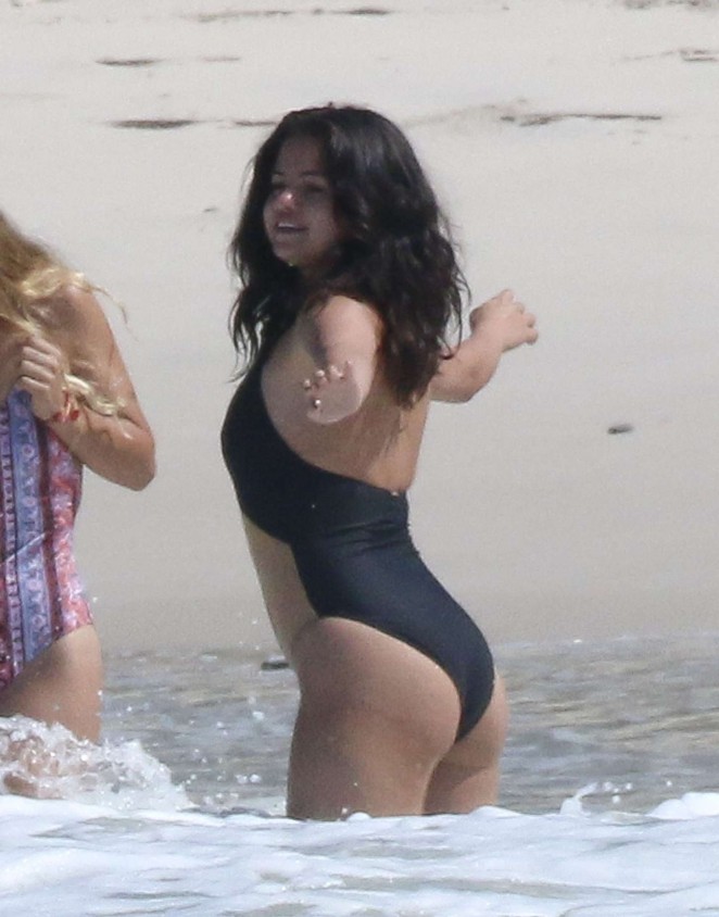 Selena Gomez in Swimsuit in Mexico