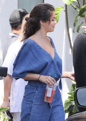 Selena Gomez with friends out in Malibu