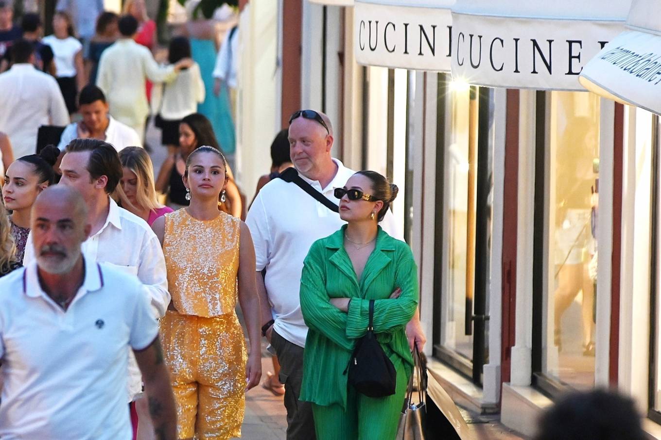 Selena Gomez 2022 : Selena Gomez – With Sofia Carson on a shopping trip in Capri-02