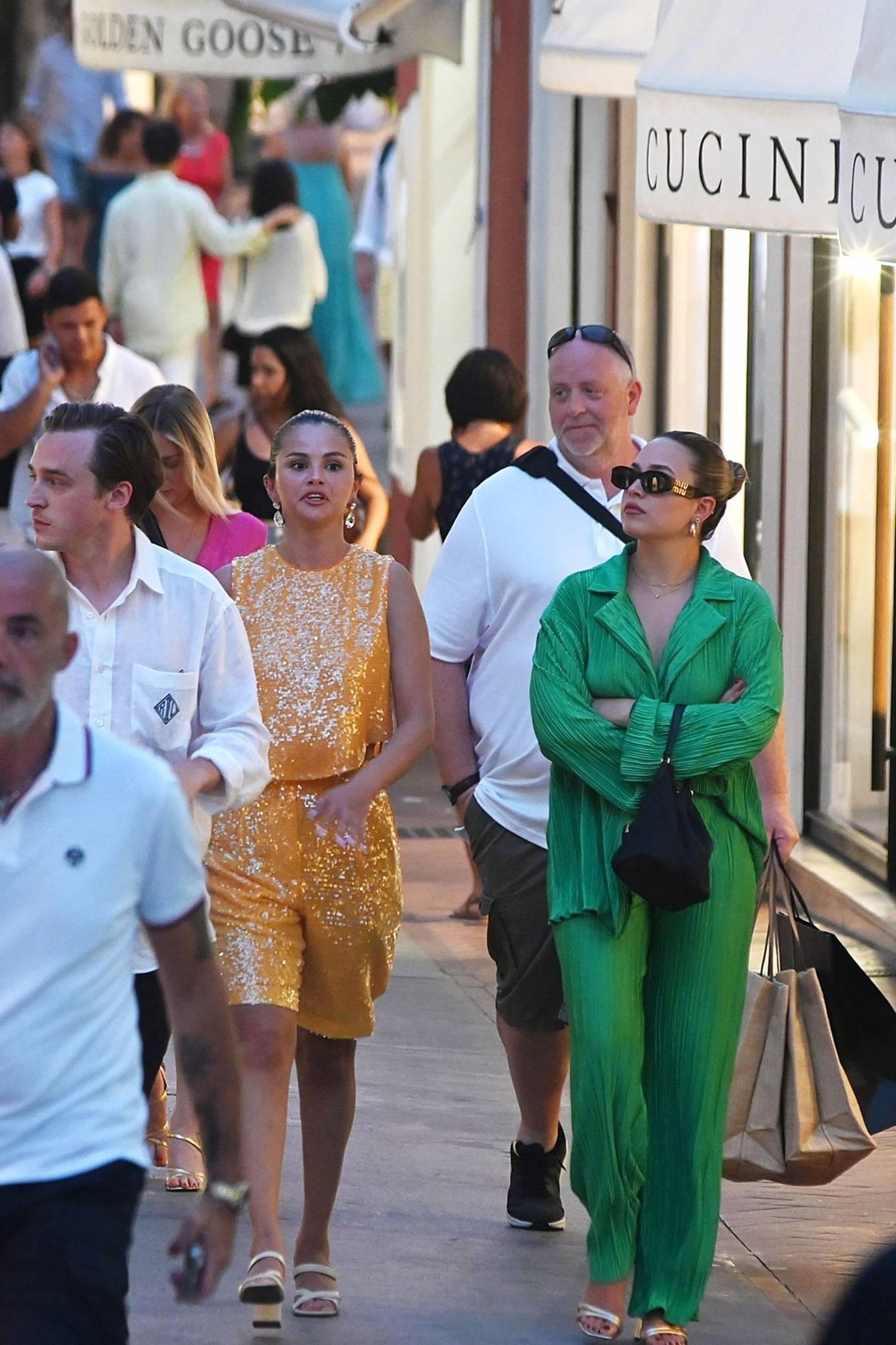 Selena Gomez 2022 : Selena Gomez – With Sofia Carson on a shopping trip in Capri-07