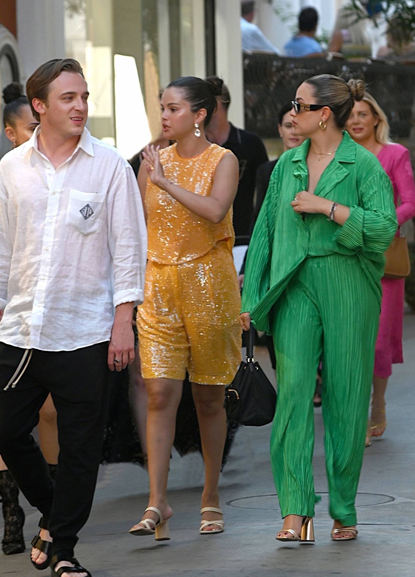 Selena Gomez 2022 : Selena Gomez – With Sofia Carson on a shopping trip in Capri-38