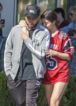 Selena Gomez with The Weeknd Shopping in LA