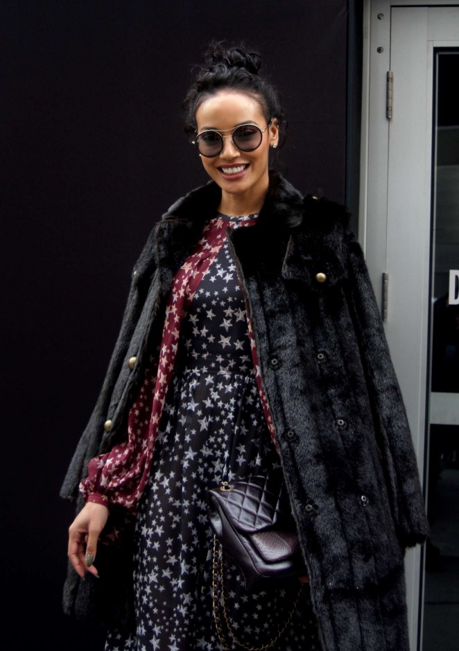 Selita Ebanks Attending to a NYFW Show 2016 in NYC