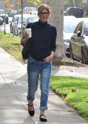 Selma Blair out on a coffee in Beverly Hills