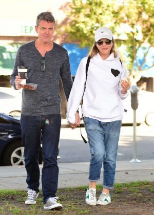 Selma Blair with boyfriend out in Los Angeles
