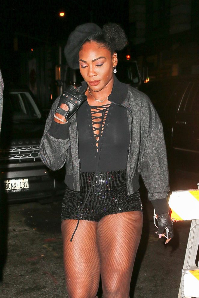 Serena Williams - Arrives at Beyonce's Birthday Party in New York