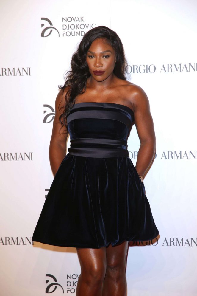 Serena Williams - Gala Dinner Novak Djokovic Foundation in Milan