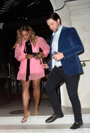 Serena Williams - Leaving the 22 Hotel in London