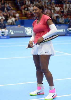 Serena Williams - Novak Djokovic & Friends Charity Tennis Event in Milan