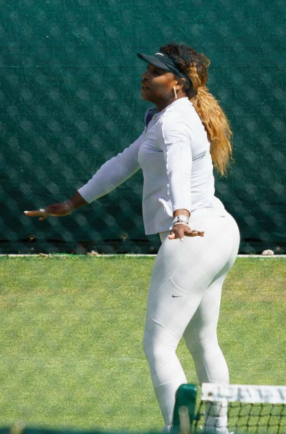 Serena Williams - Practises during the Wimbledon Tennis Championships 2019 in London