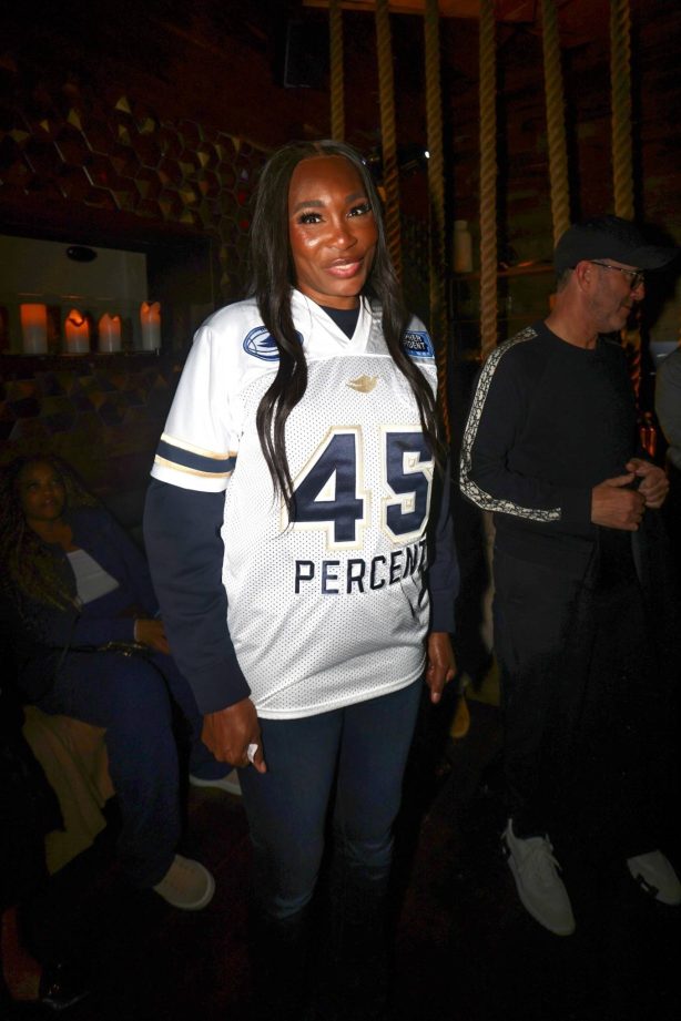 Serena Williams - Seen at WME Sports party for Super Bowl in Las Vegas