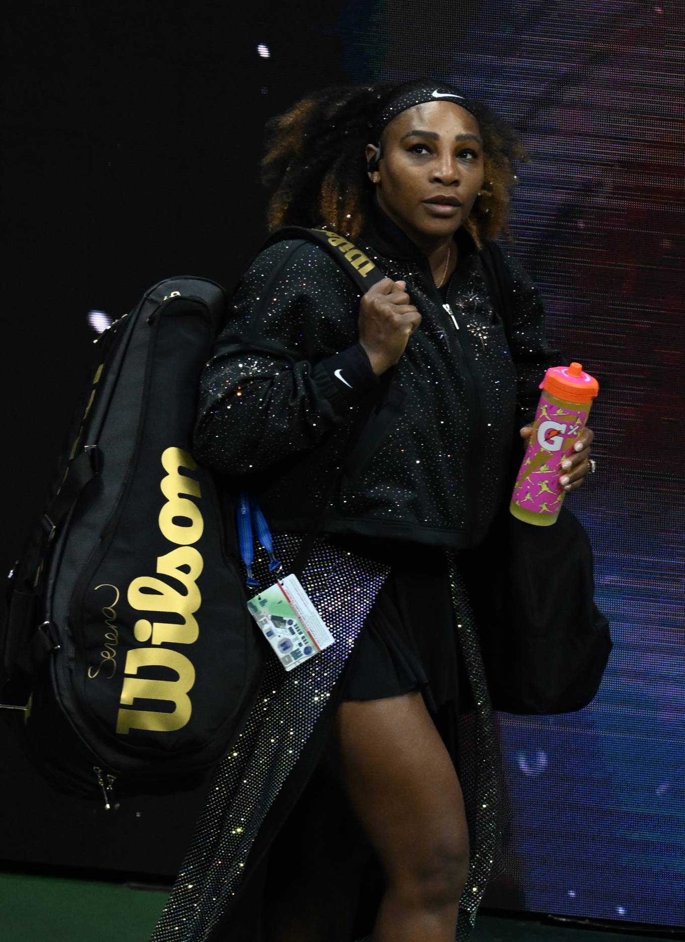 Serena Williams 2022 : Serena Williams – Seen before her match with Danka Kovinic during the 2022 US Open-03