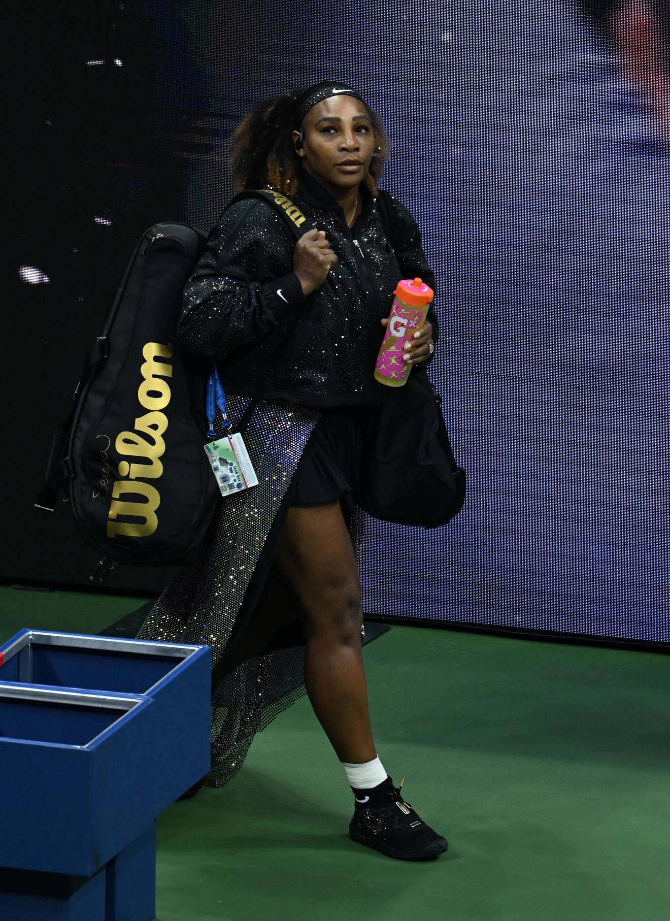 Serena Williams 2022 : Serena Williams – Seen before her match with Danka Kovinic during the 2022 US Open-04