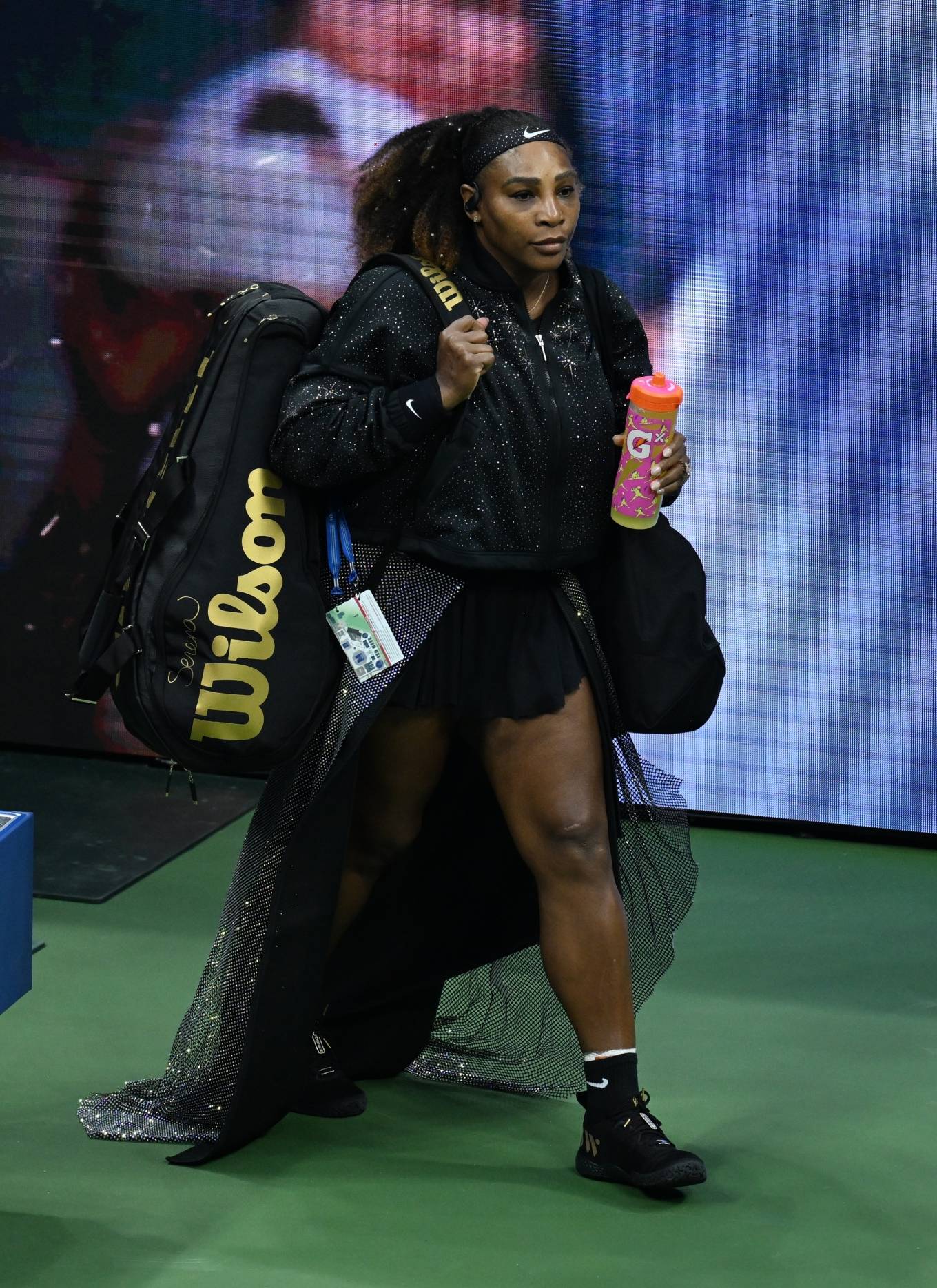 Serena Williams 2022 : Serena Williams – Seen before her match with Danka Kovinic during the 2022 US Open-05