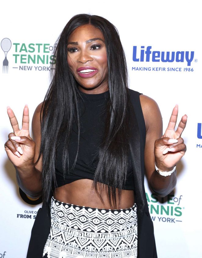 Serena Williams - Taste Of Tennis Event in NYC