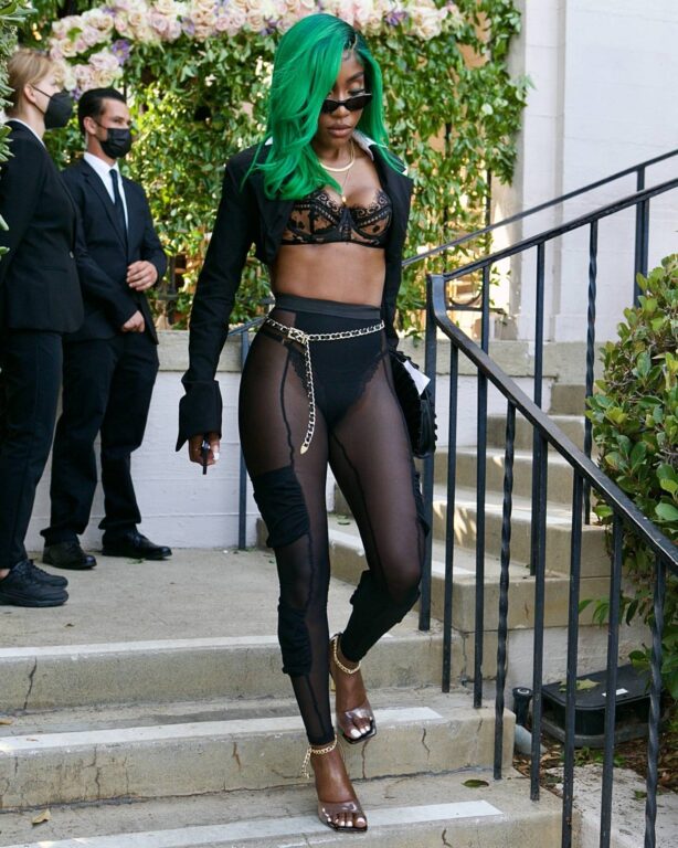 Sevyn Streeter - Arrives to the Lionne Garden FW21 show in Los Angeles