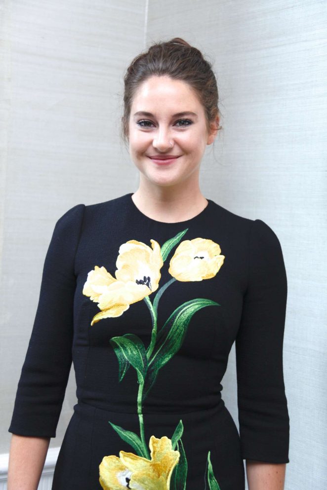 Shailene Woodley - 'Snowden' Press Conference in West Hollywood