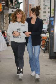 Shailene Woodley with a friend out in NYC
