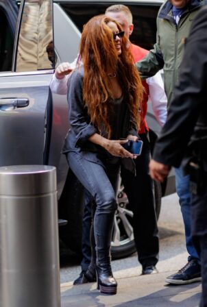 Shakira - Arriving for the NBC Upfronts in New York