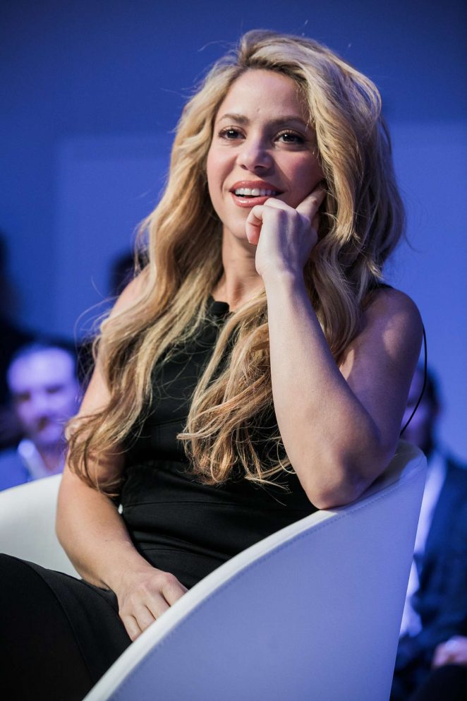 Shakira at World Economic Forum in Davos