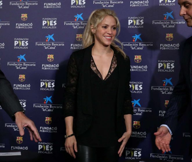 Shakira - FC Barcelona charity event at Camp Nou stadium in Barcelona