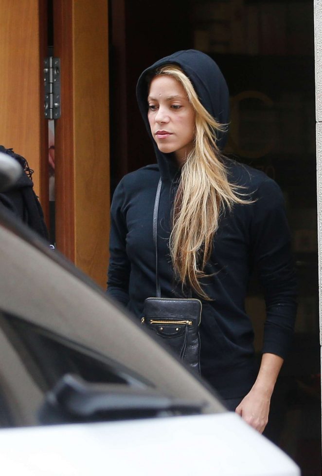 Shakira out in Barcelona