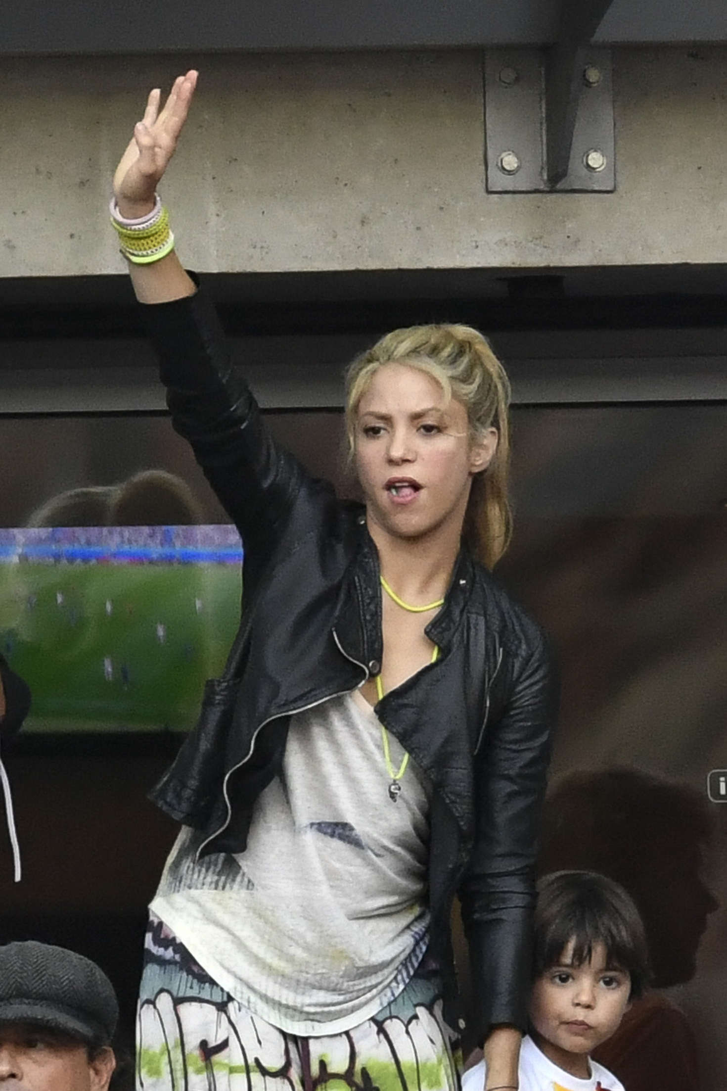 Shakira - Spain Vs Italy Football Match in Paris