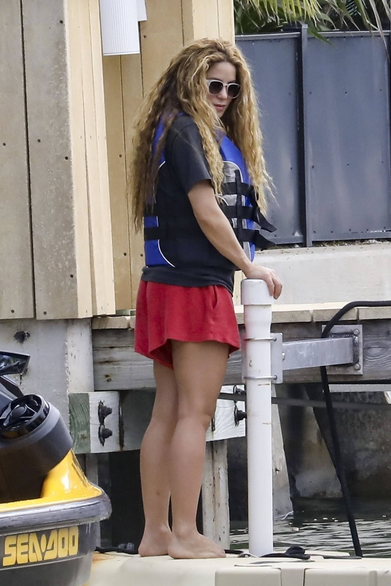 Shakira 2023 : Shakira – Spotted with her kids on a jet ski adventure in Miami on Labor Day-11