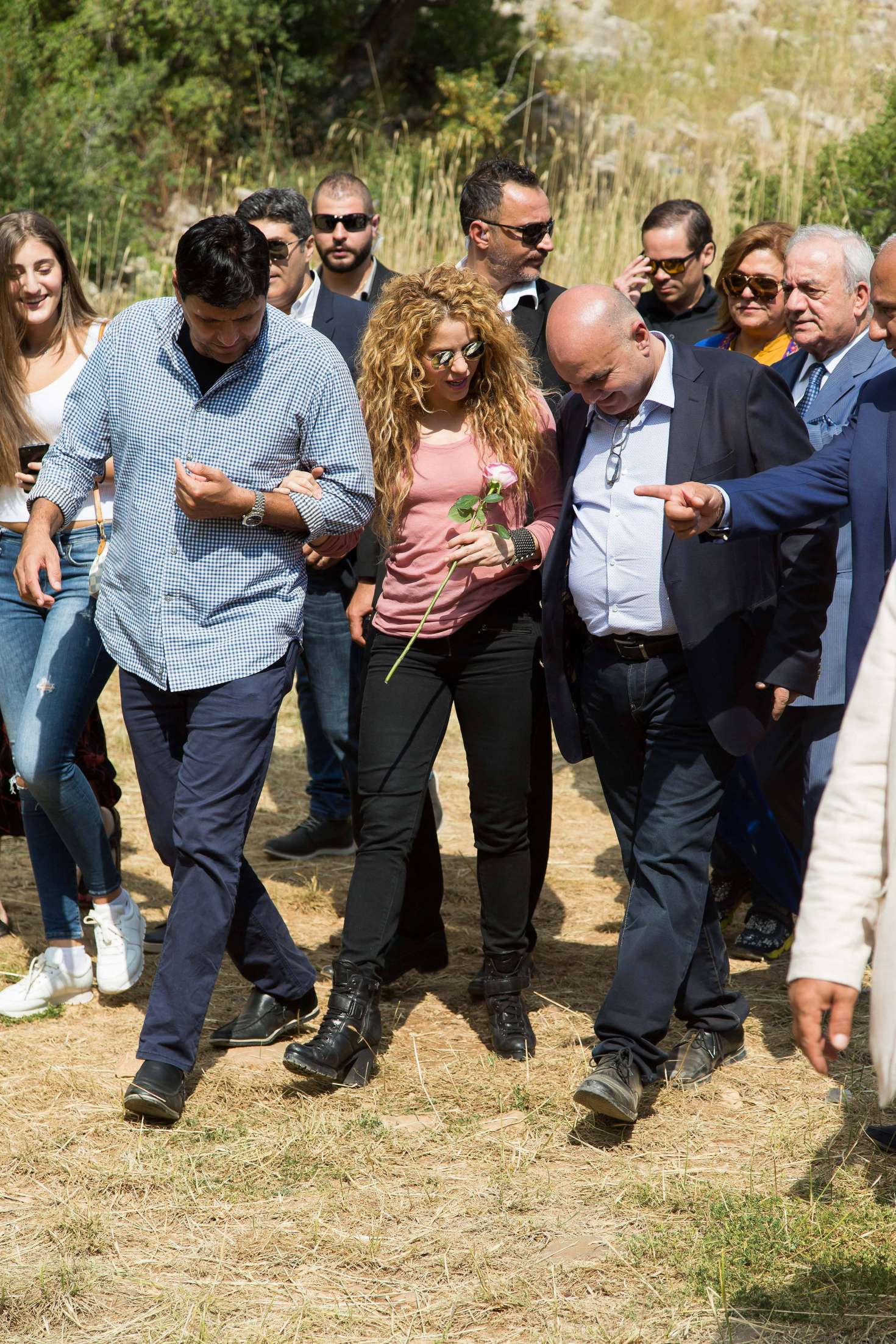 Shakira 2018 : Shakira: Visits the northern Lebanese mountain village in Lebanon -05