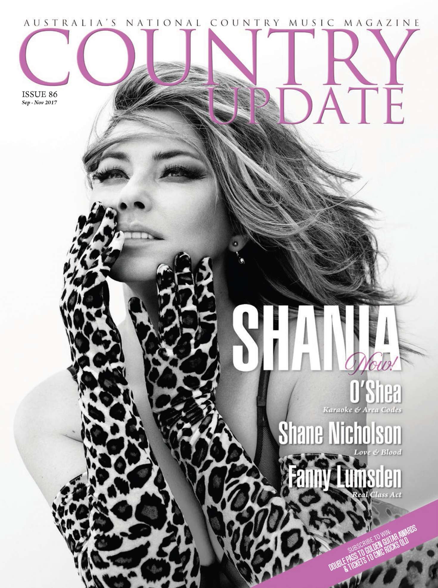 Shania Twain Paparazzi. She read Magazine.