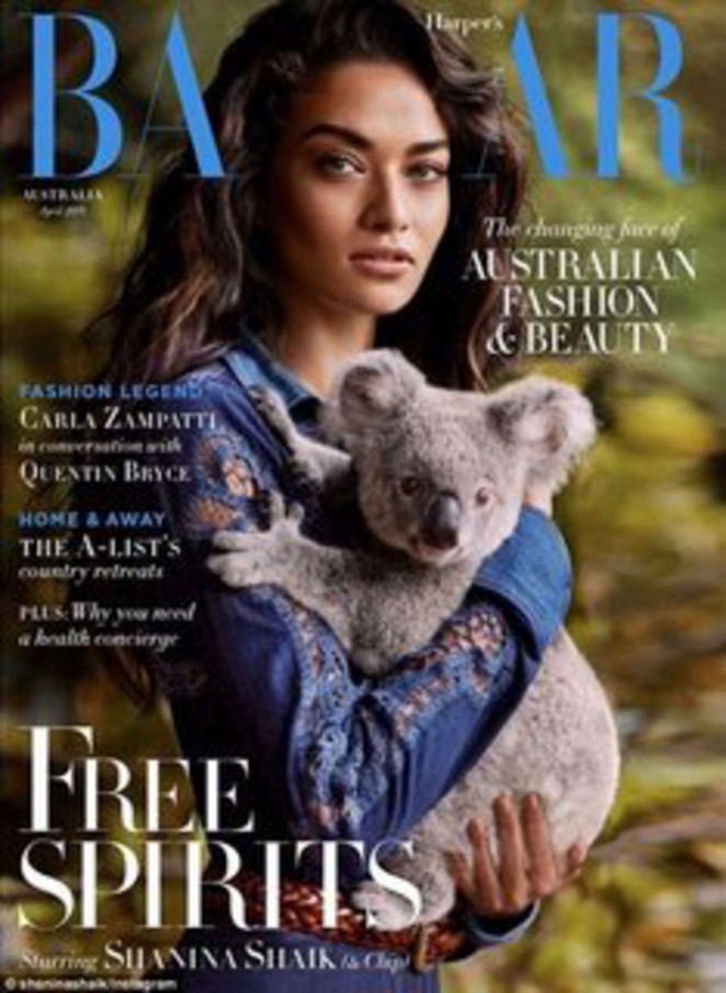 Shanina Shaik - Harper's Bazaar Australia Cover (April 2015)