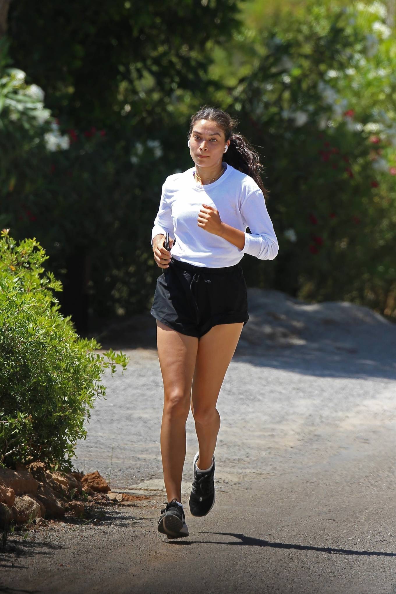 Shanina Shaik â€“ Jogging in Ibiza