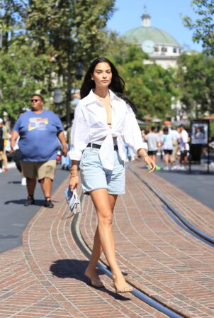 Shanina Shaik - seen outside a Coach Event in West Hollywood