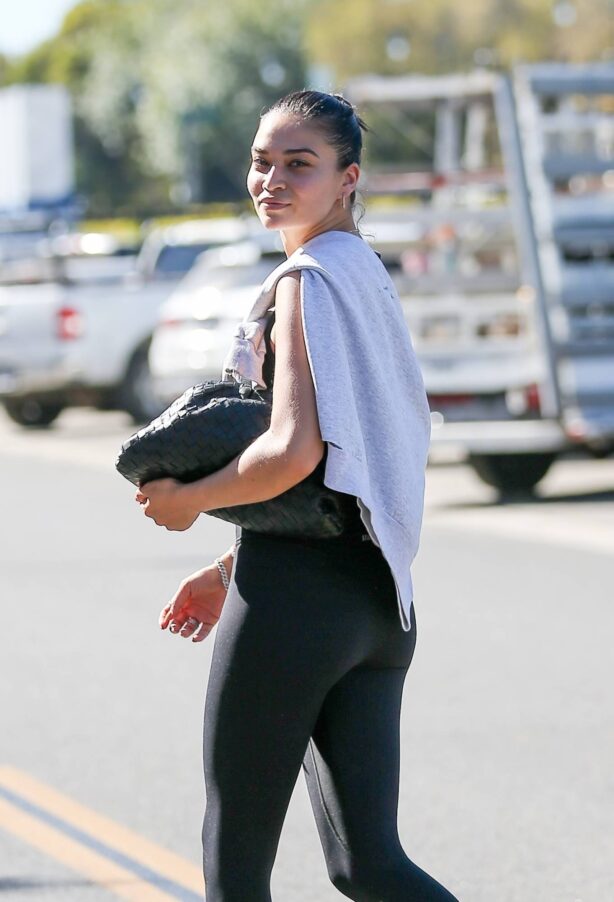 Shanina Shaik - spotted after a workout in Beverly Hills