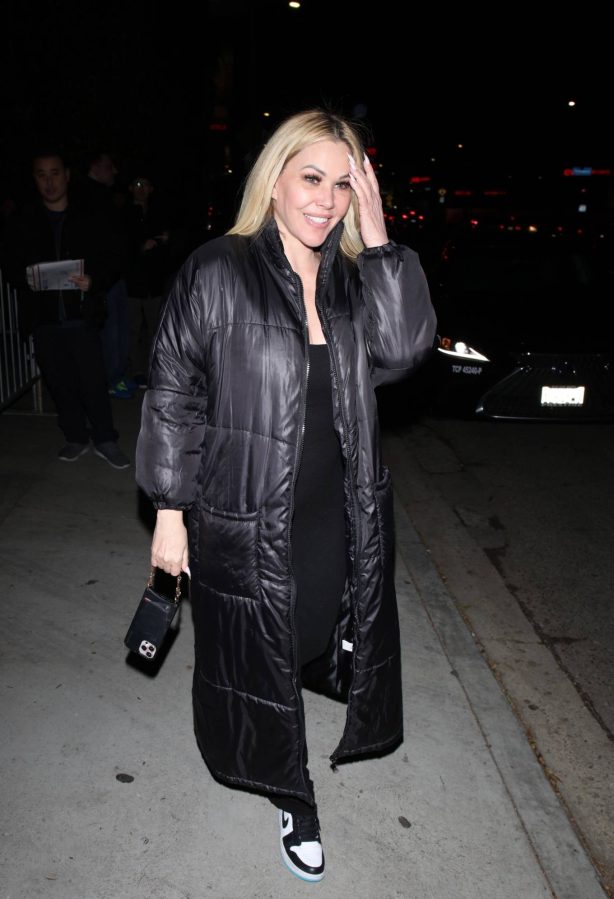 Shanna Moakler - Leaving The Black Keys' album release party in West Hollywood