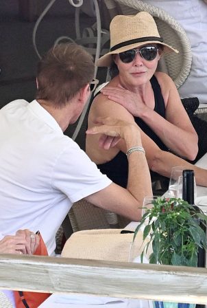 Shannen Doherty - Enjoys her holiday with friends in Nerano - Italy