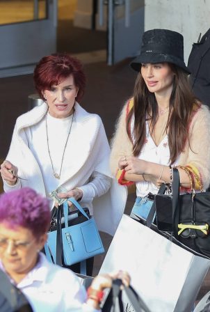 Sharon Osbourne - And Aimee Osbourne seen at the Neiman Marcus store in Beverly Hills