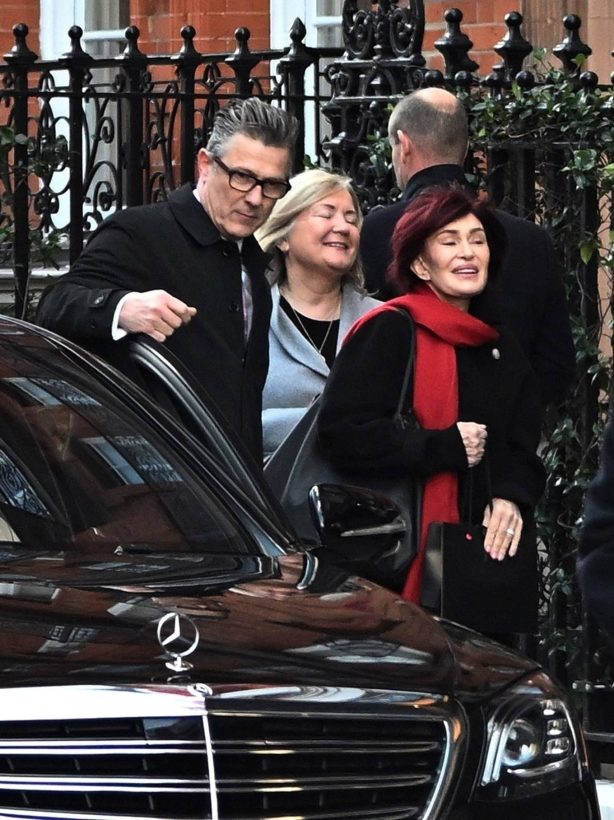 Sharon Osbourne - Out for a lunch at Claridge's hotel in London